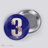 Baseball Birthday 3rd Birthday Button thumb 0