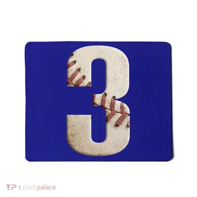 Baseball Birthday 3rd Birthday Mousepad