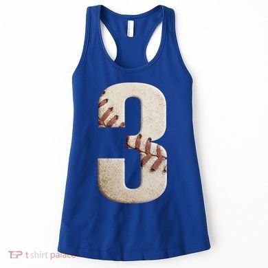 Baseball Birthday 3rd Birthday Women's Tank Top
