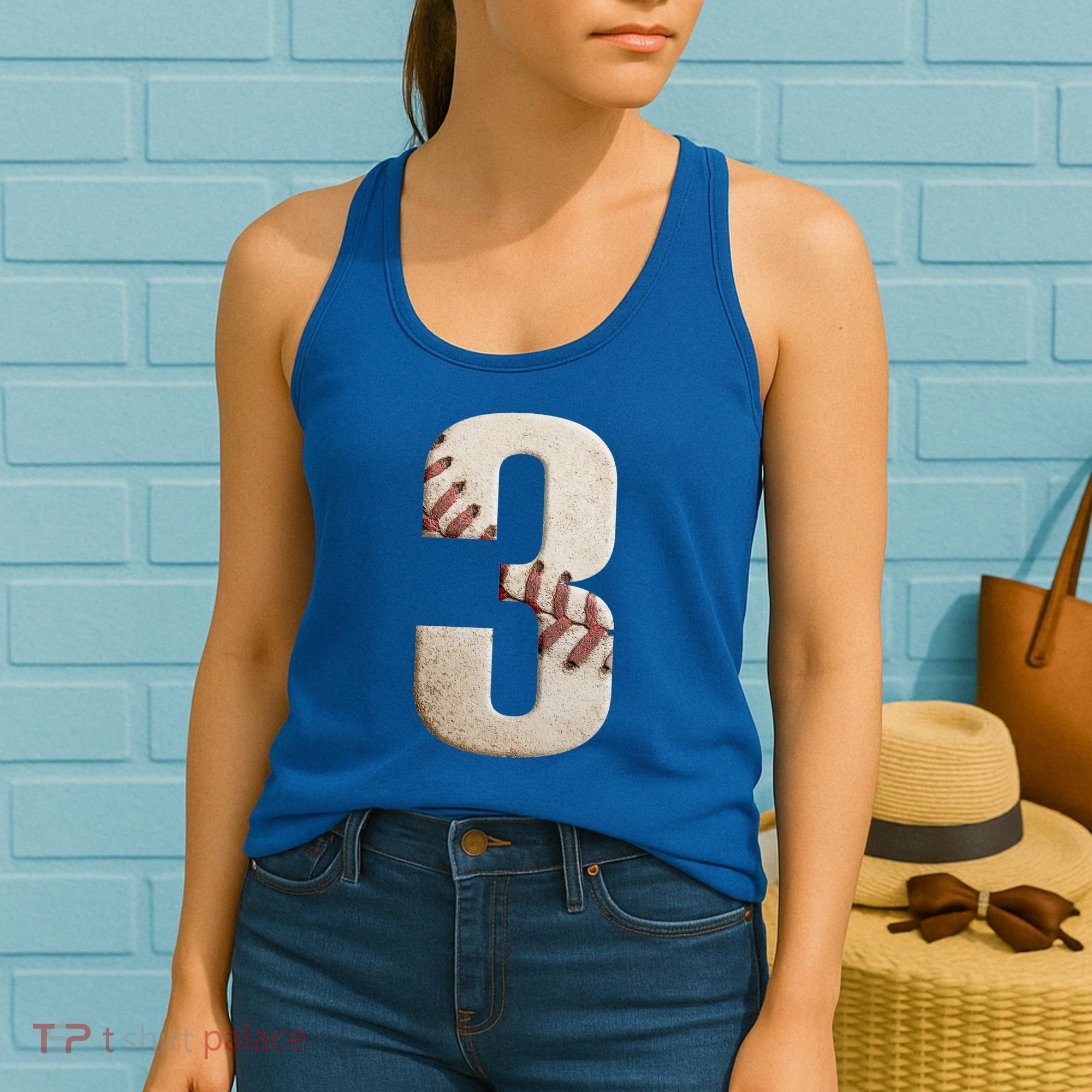 Baseball Birthday 3rd Birthday Women's Tank Top