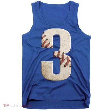 Baseball Birthday 3rd Birthday Tank Top