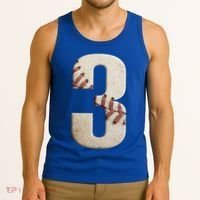 Baseball Birthday 3rd Birthday Tank Top thumb 3