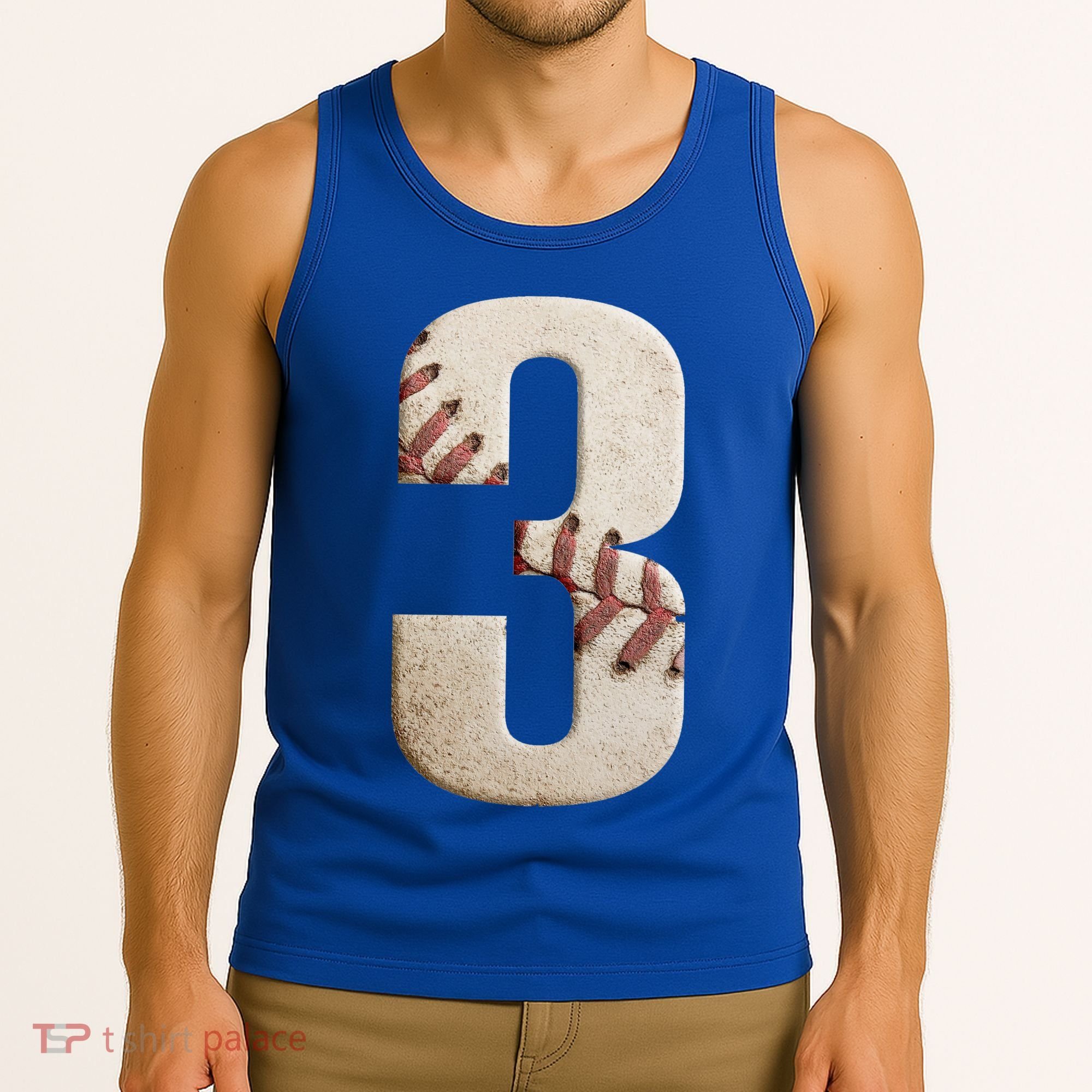 Baseball Birthday 3rd Birthday Tank Top