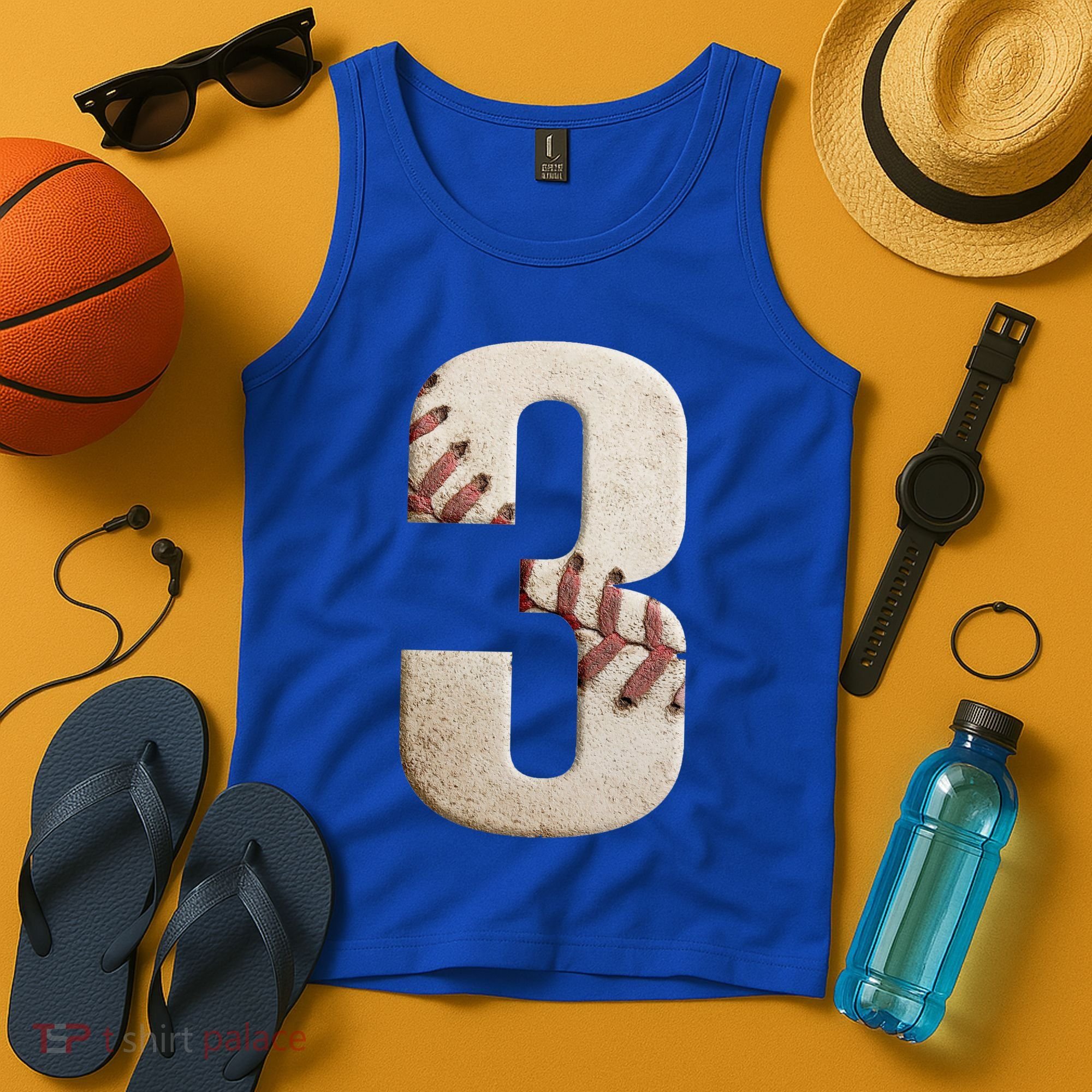 Baseball Birthday 3rd Birthday Tank Top