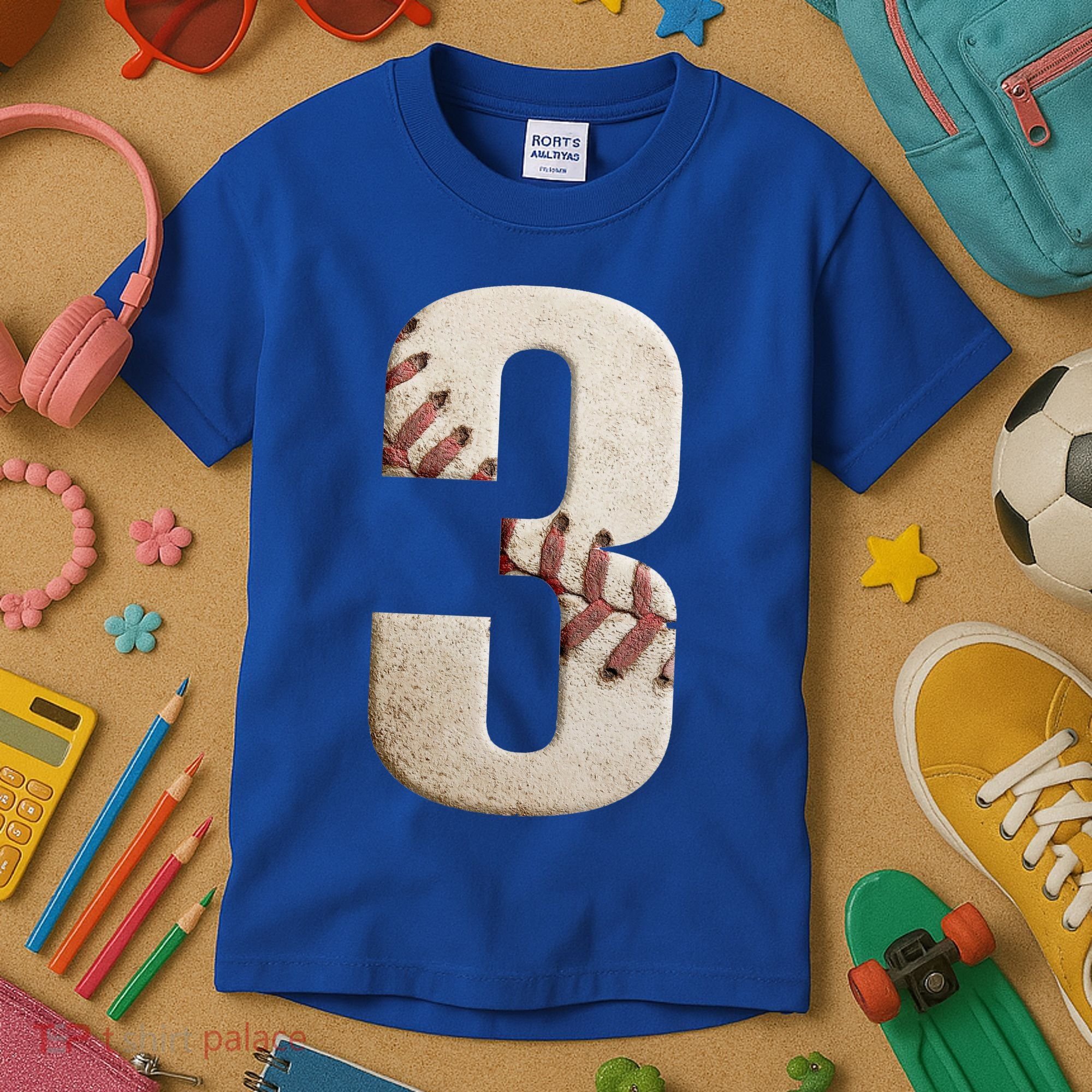 Baseball Birthday 3rd Birthday Kids T-Shirt