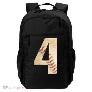 Baseball Birthday 4th birthday Backpack