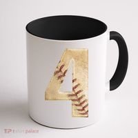 Baseball Birthday 4th birthday Coffee Mug thumb 1