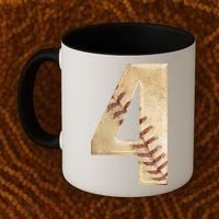 Baseball Birthday 4th birthday Coffee Mug thumb 2
