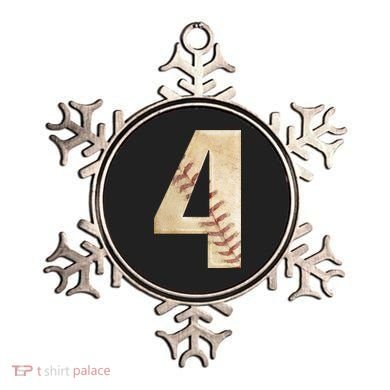 Baseball Birthday 4th birthday Ornament