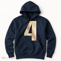 Baseball Birthday 4th birthday Hoodie thumb 0