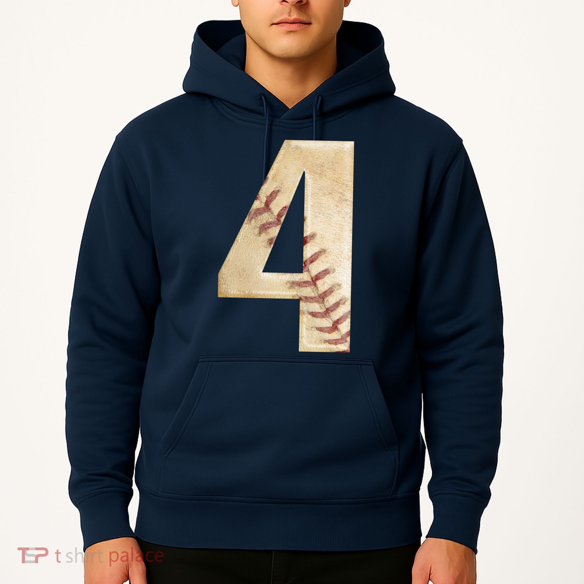 Baseball Birthday 4th birthday Hoodie