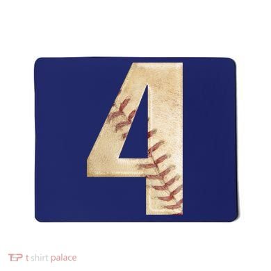 Baseball Birthday 4th birthday Mousepad