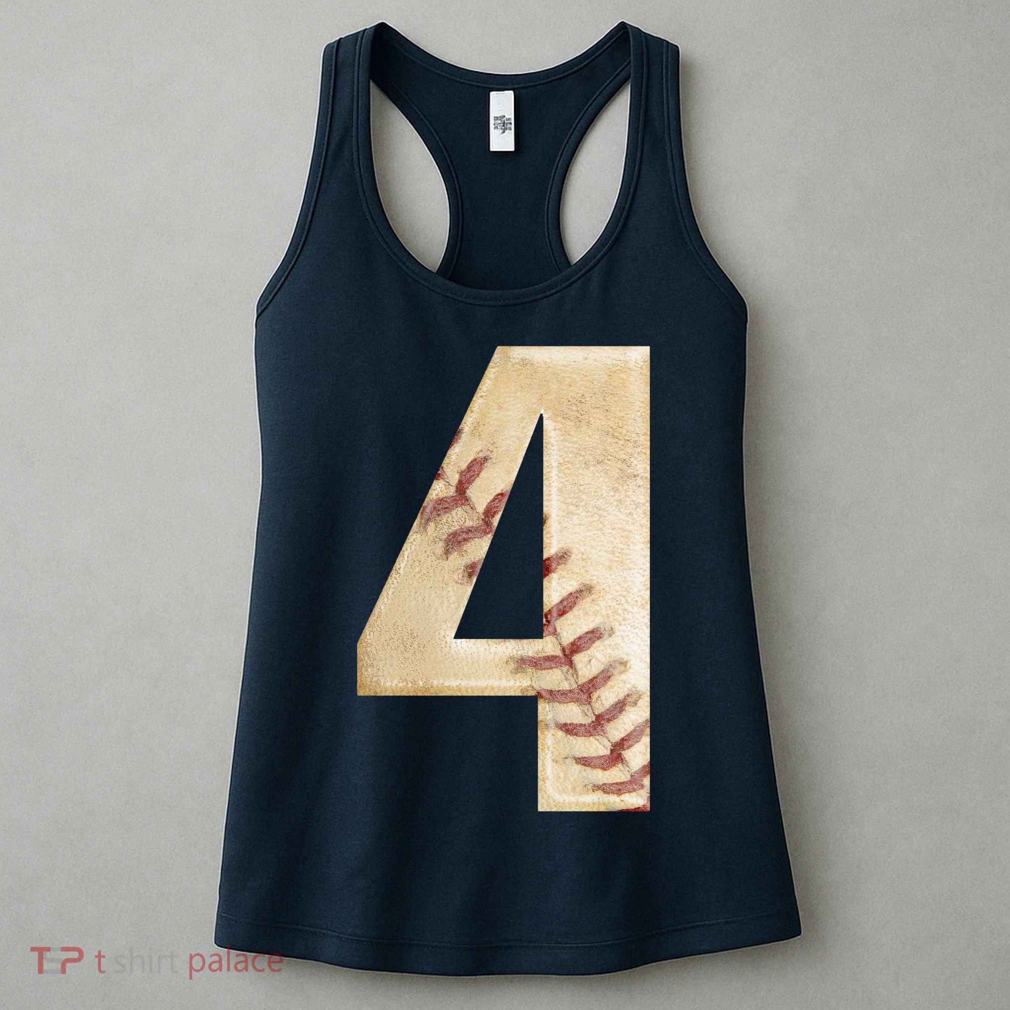 Baseball Birthday 4th birthday Women's Tank Top