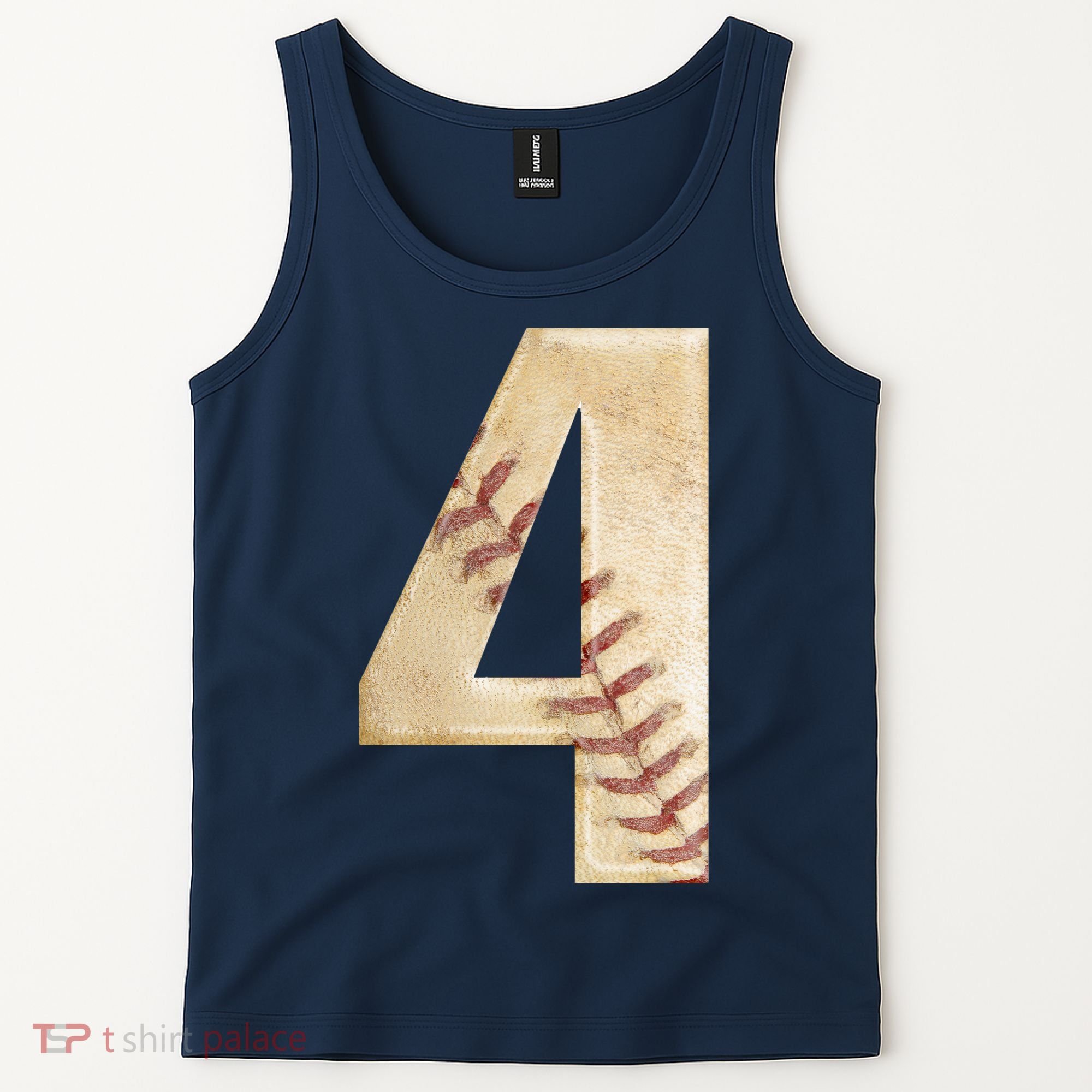 Baseball Birthday 4th birthday Tank Top