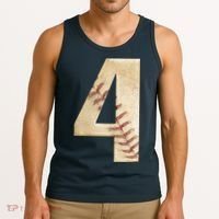 Baseball Birthday 4th birthday Tank Top thumb 3