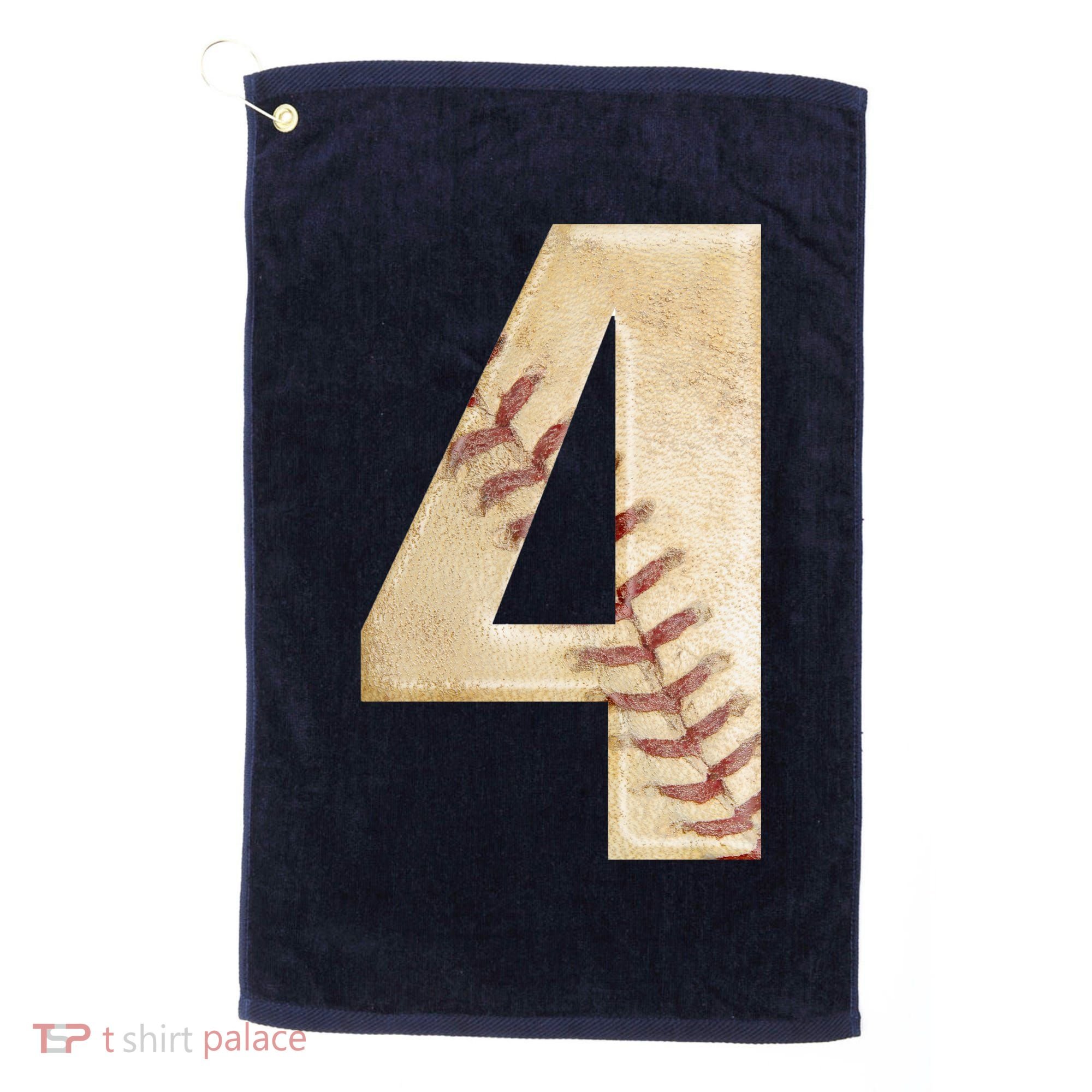Baseball Birthday 4th birthday Golf Towel