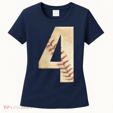 Baseball Birthday 4th birthday Women's T-Shirt