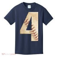 Baseball Birthday 4th birthday Kids T-Shirt thumb 0