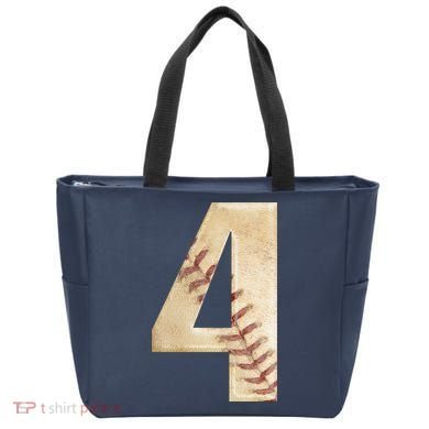 Baseball Birthday 4th birthday Tote Bag