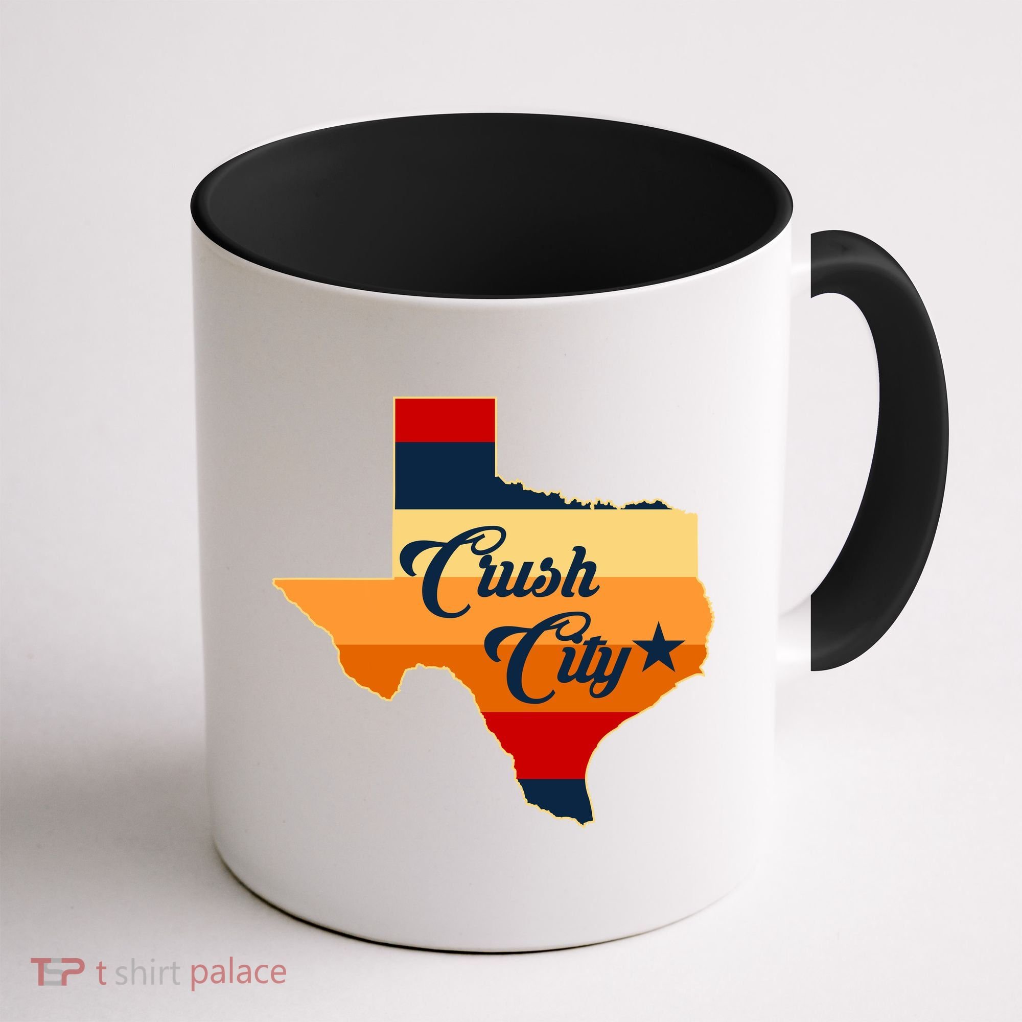Baseball Crush City Houston Texas Coffee Mug