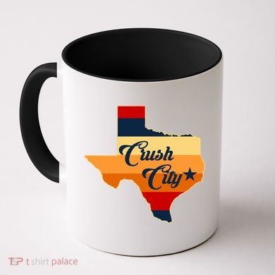 Baseball Crush City Houston Texas Coffee Mug
