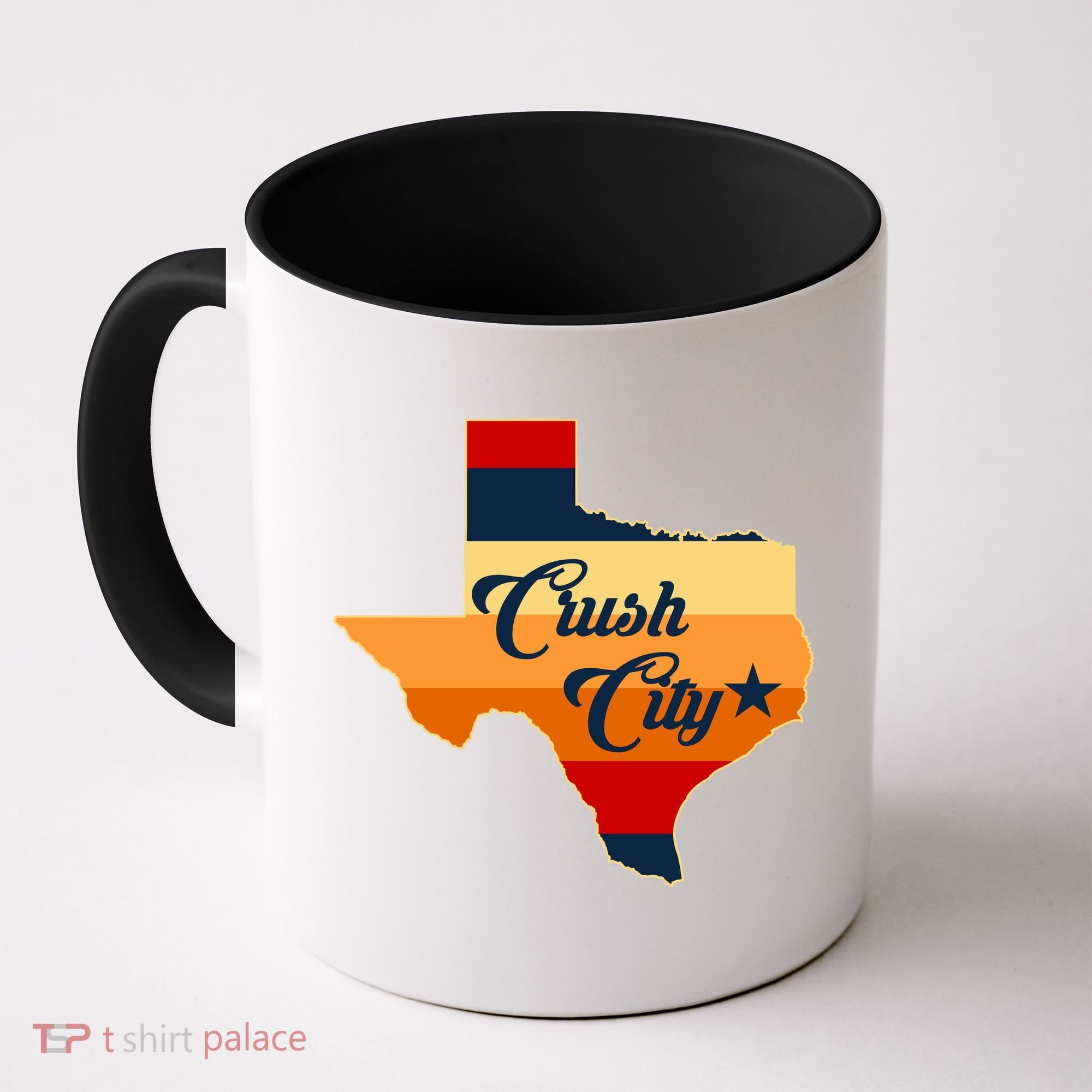 Baseball Crush City Houston Texas Coffee Mug