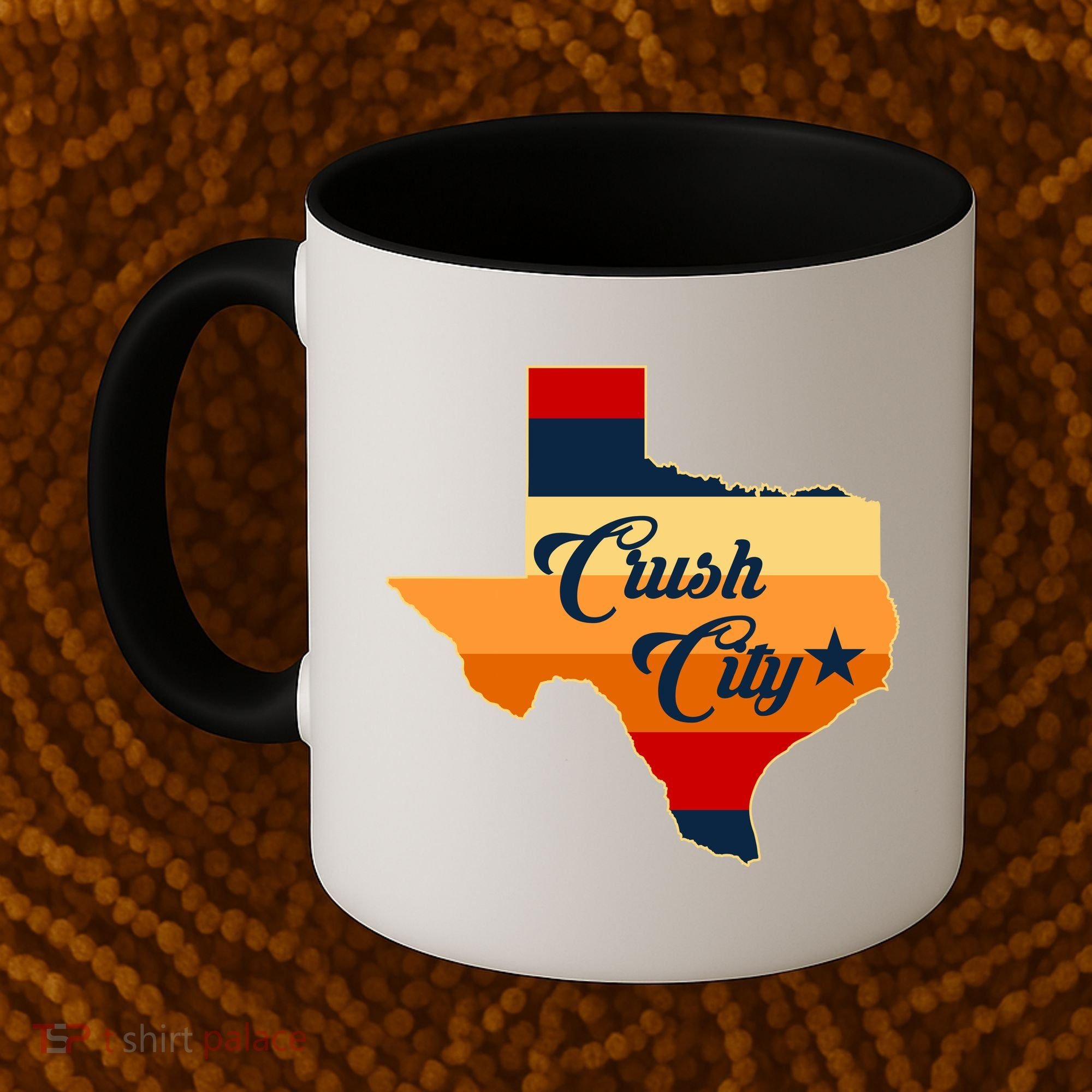 Baseball Crush City Houston Texas Coffee Mug