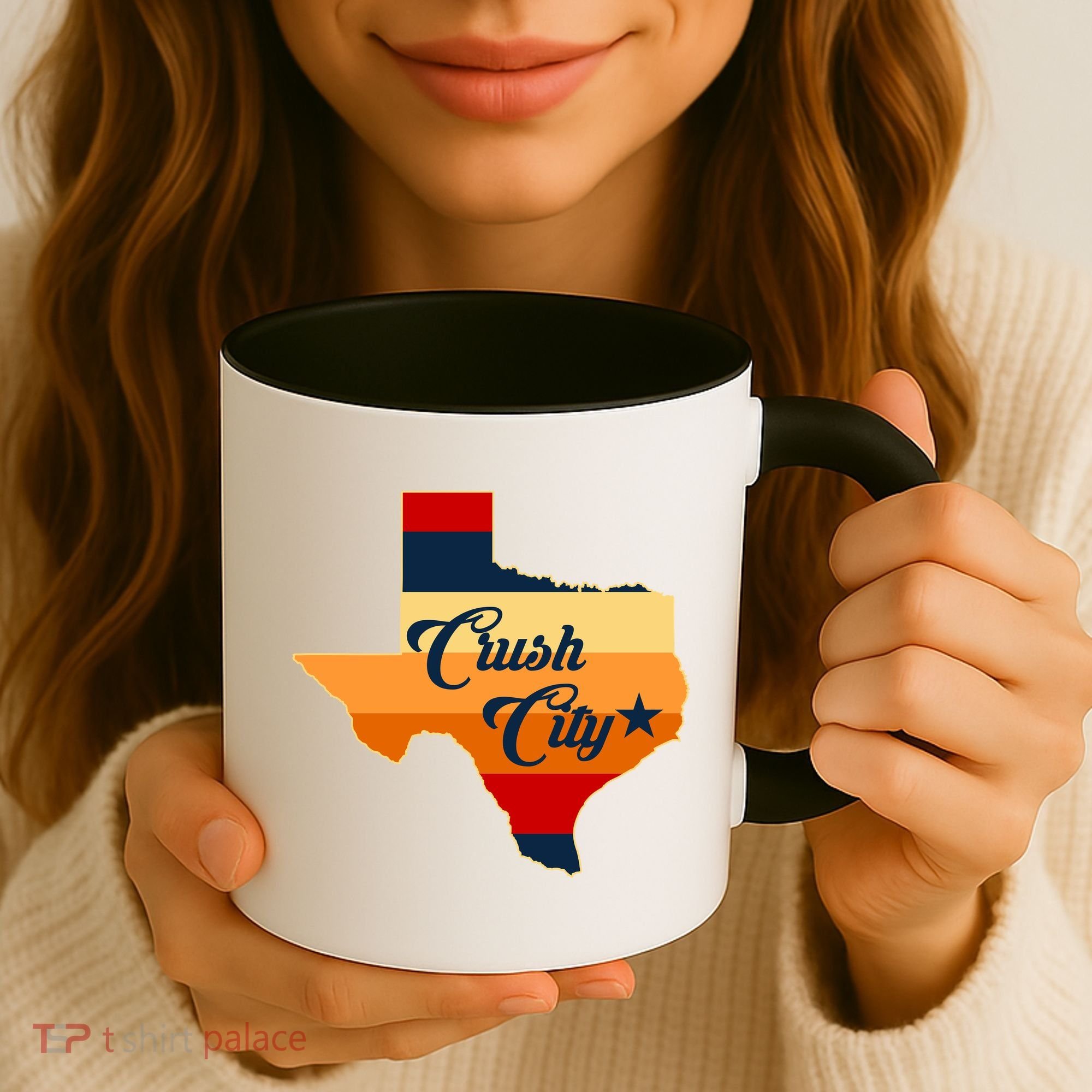 Baseball Crush City Houston Texas Coffee Mug