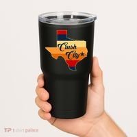 Baseball Crush City Houston Texas Tumbler thumb 2