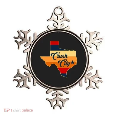 Baseball Crush City Houston Texas Ornament