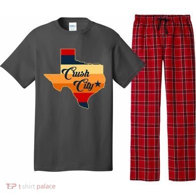 Baseball Crush City Houston Texas Pajama Set
