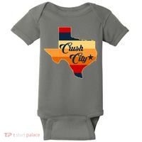 Baseball Crush City Houston Texas Baby Bodysuit thumb 0