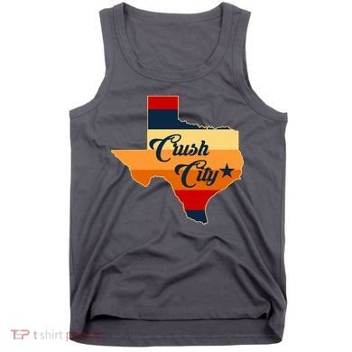 Baseball Crush City Houston Texas Tank Top