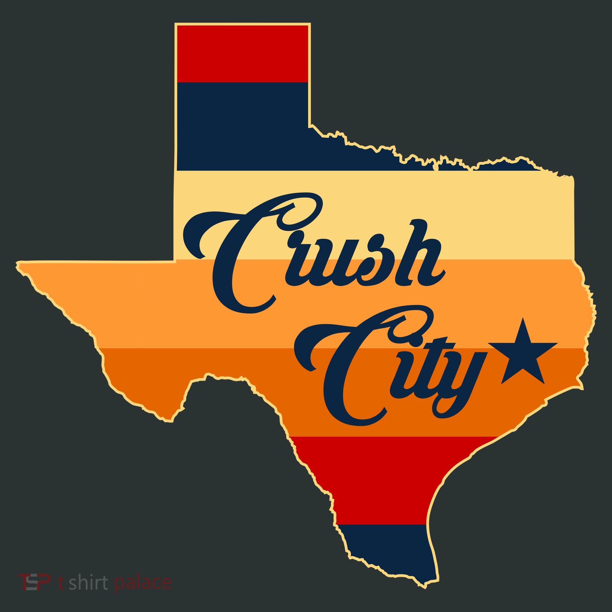 Baseball Crush City Houston Texas Tote Bag