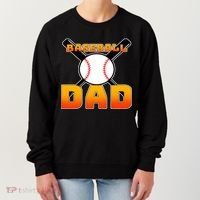 Baseball Dad Cute Father Women's Sweatshirt thumb 0