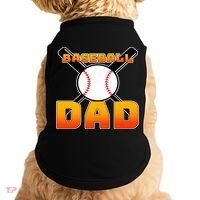 Baseball Dad Cute Father Doggie Tank thumb 0