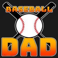 Baseball Dad Cute Father Doggie Tank thumb 4