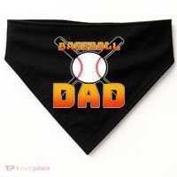 Baseball Dad Cute Father USA-Made Doggie Bandana thumb 0