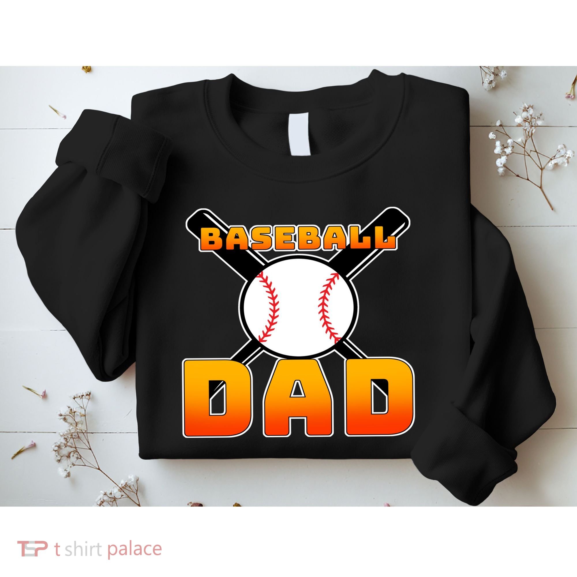 Baseball Dad Cute Father Sweatshirt