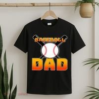 Baseball Dad Cute Father T-Shirt thumb 2