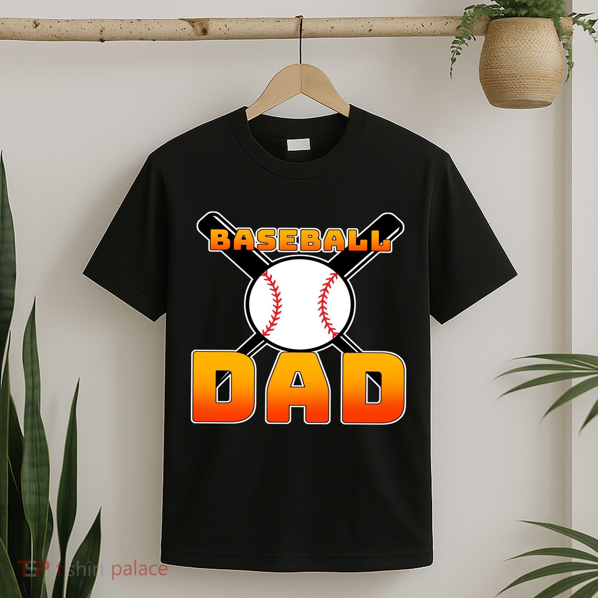 Baseball Dad Cute Father T-Shirt