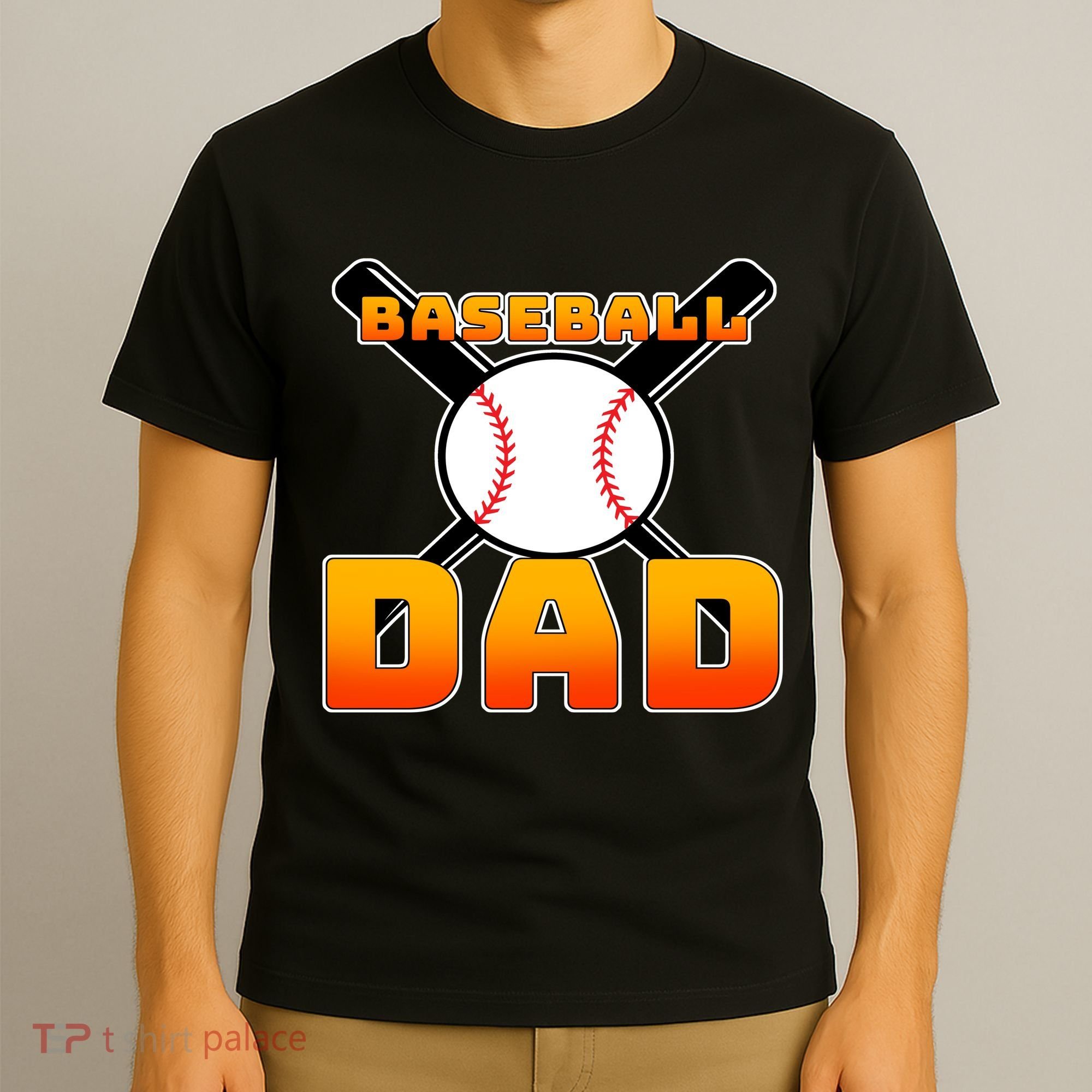 Baseball Dad Cute Father T-Shirt