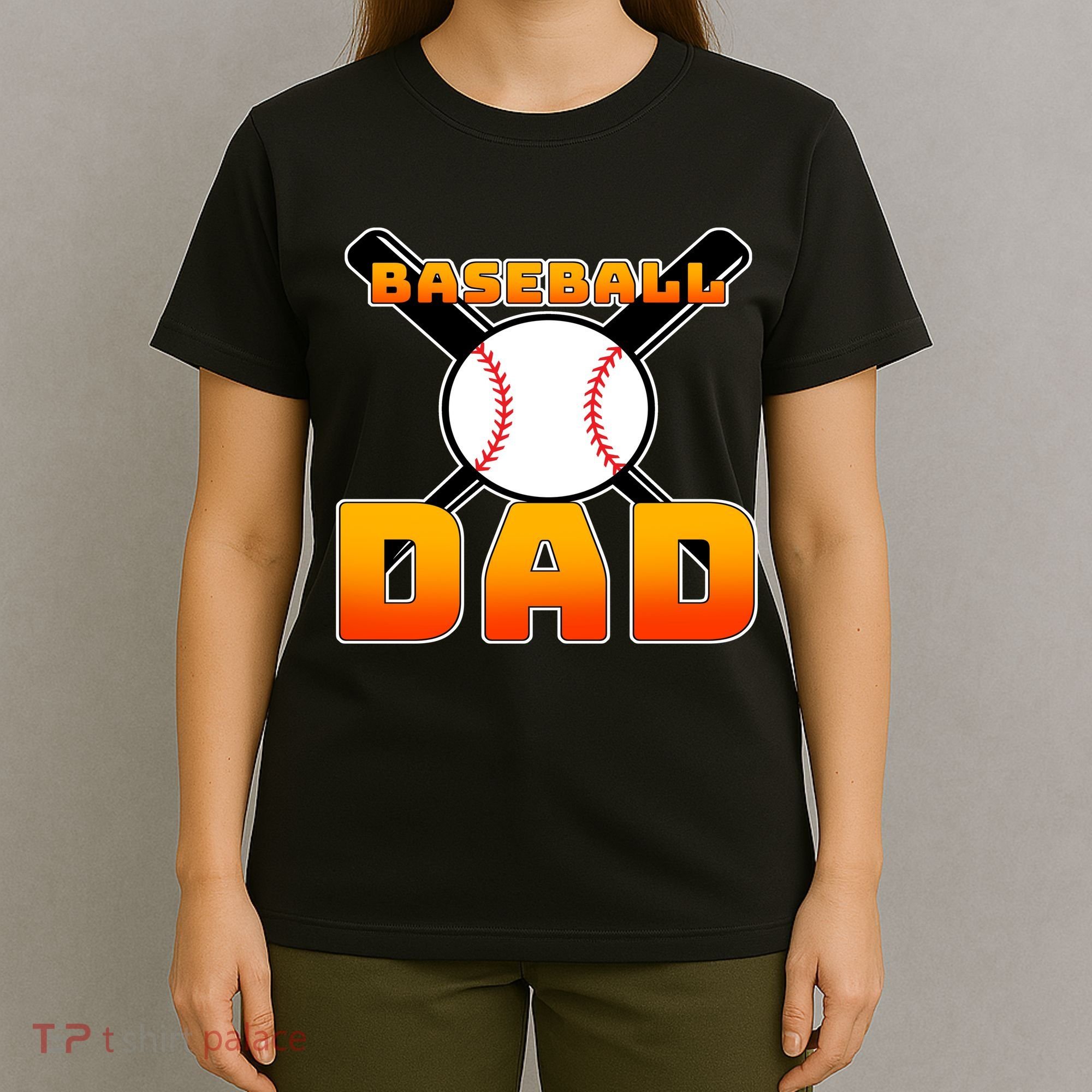 Baseball Dad Cute Father T-Shirt
