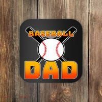 Baseball Dad Cute Father Coaster thumb 0