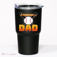 Baseball Dad Cute Father Tumbler thumb 0