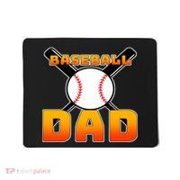 Baseball Dad Cute Father Mousepad thumb 0