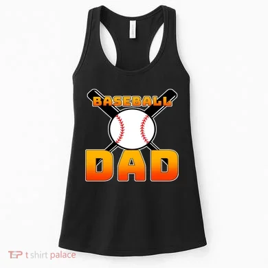 Baseball Dad Cute Father Women's Tank Top