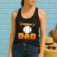 Baseball Dad Cute Father Women's Tank Top thumb 2
