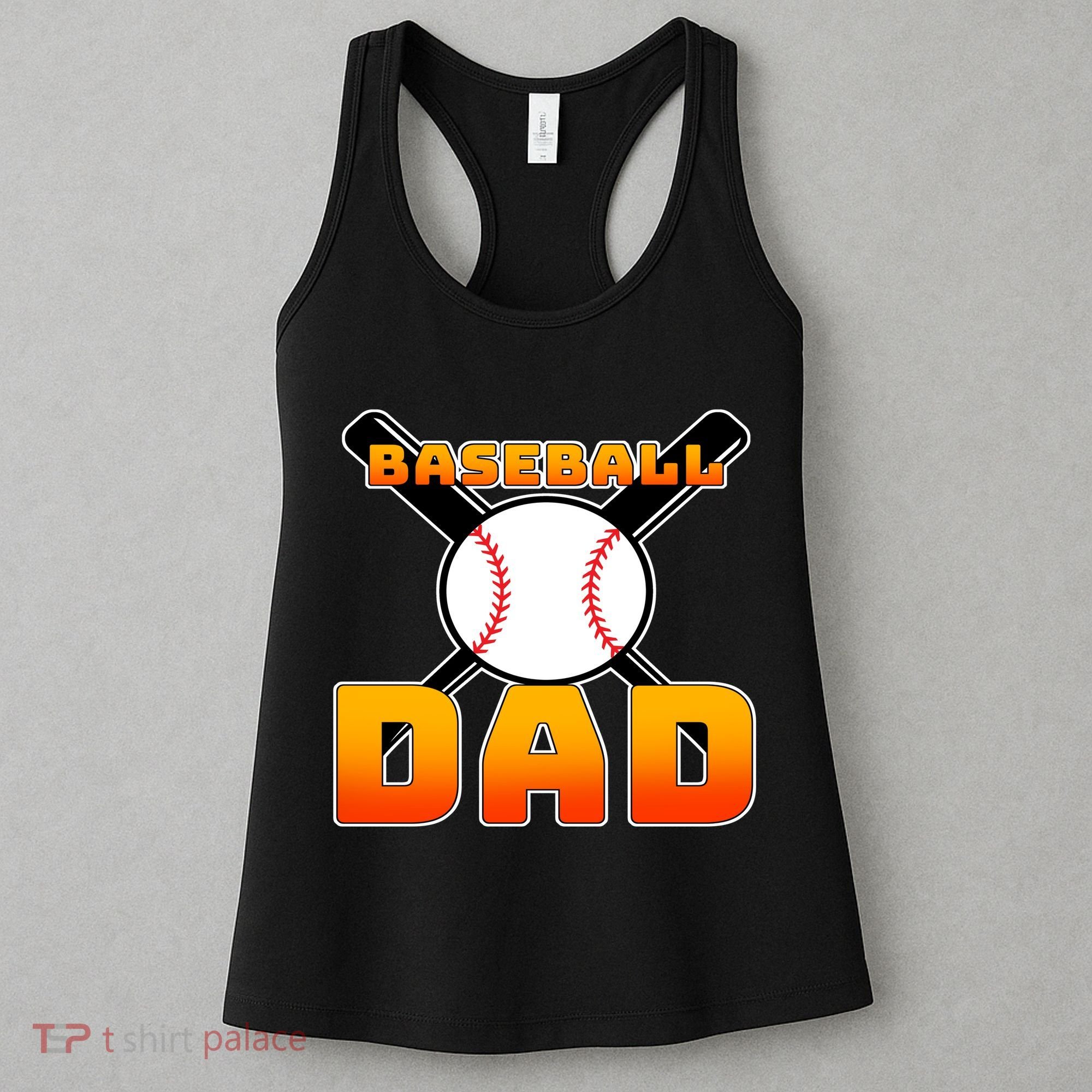 Baseball Dad Cute Father Women's Tank Top