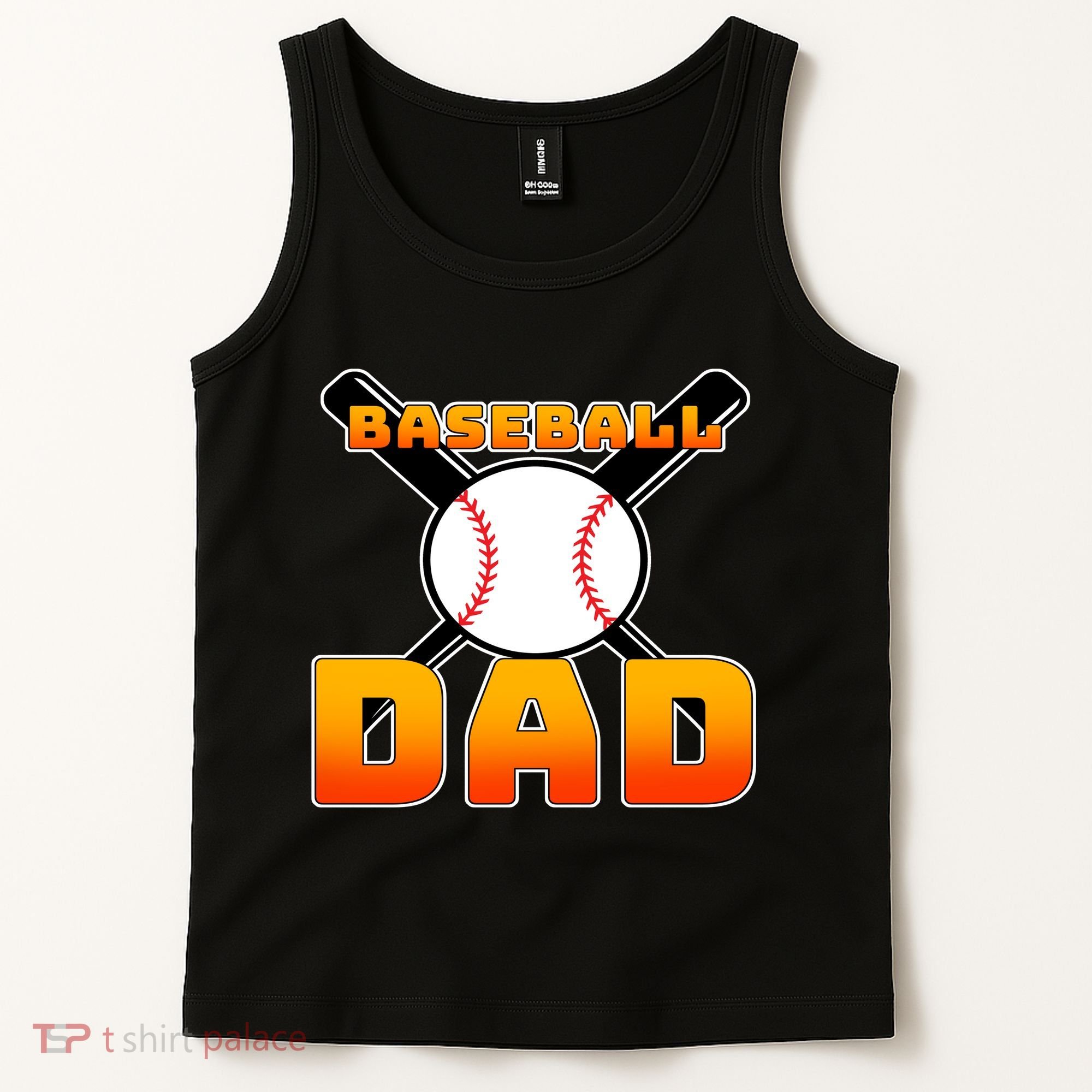 Baseball Dad Cute Father Tank Top
